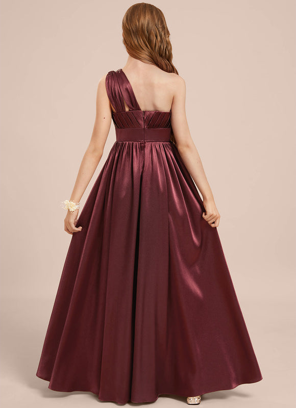 Robe Chic Satin Bourgogne - gallery 3