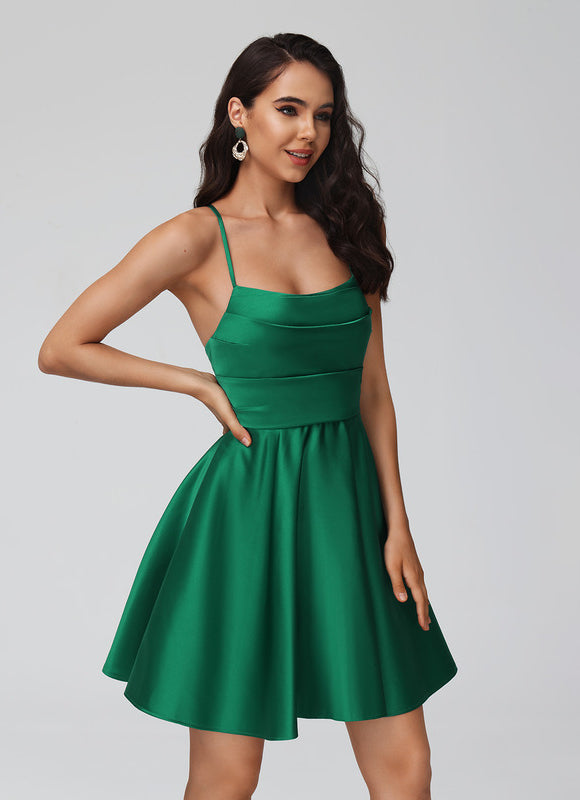 Robe Chic Émeraude Dansante - gallery 3