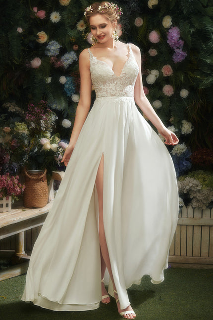 Robe Blanche Plage Chic - gallery 1