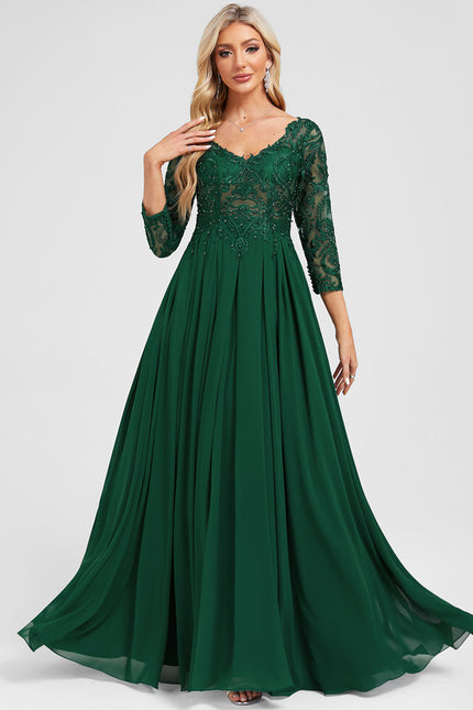 Robe Chic Émeraude Élégante