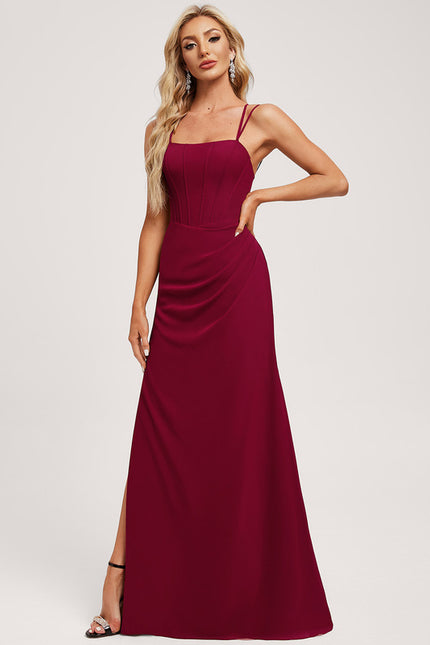 Robe Chic Sirène Bordeaux - gallery 1