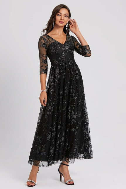 Robe Chic Chic Pailleté Vaporeuse - gallery 3