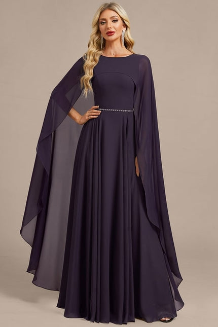 Robe De Soirée Chic Avec Manche - gallery 1