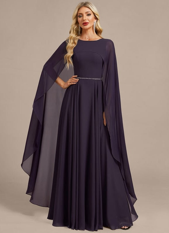 Robe De Soirée Chic Avec Manche - gallery 1