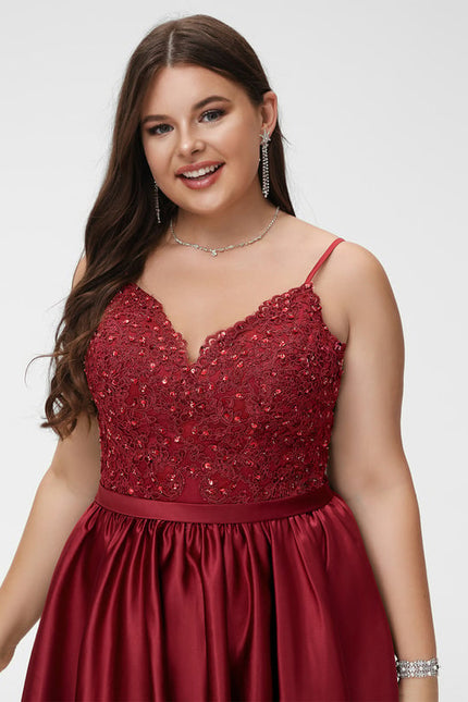 Robe De Soirée Courte Chic Rouge - gallery 5