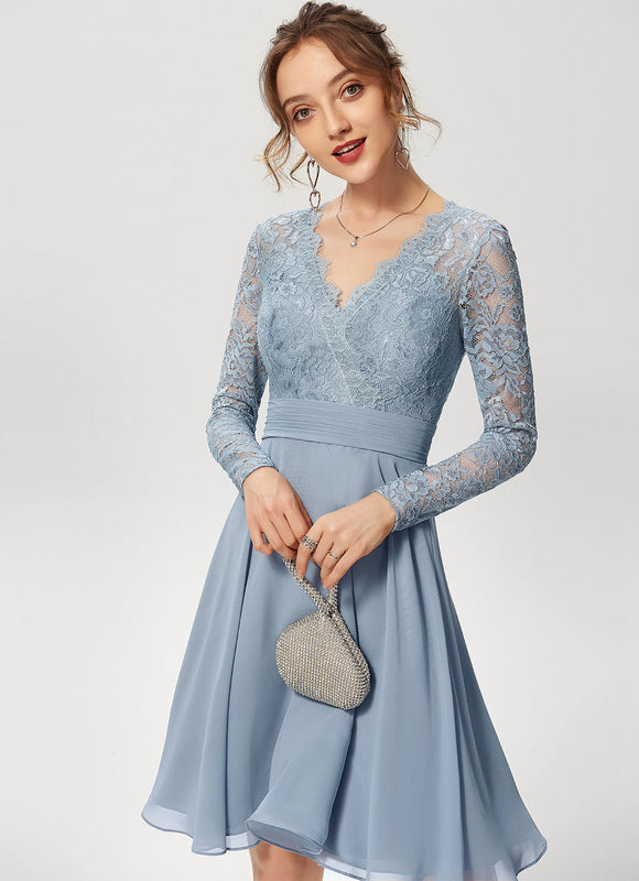 Robe Chic Aérienne Écarlate - gallery 1