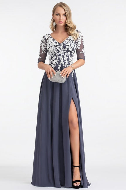 Robe Chic Longue Marine Élégante