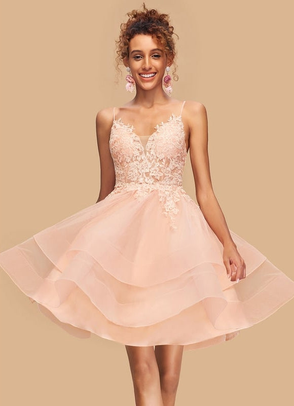 Robe Chic Étoile Rose - gallery 1
