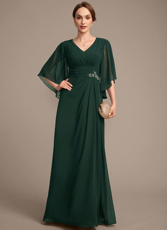 Robe Chic Émeraude Élancée