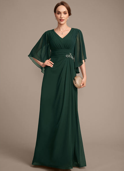Robe Chic Émeraude Élancée