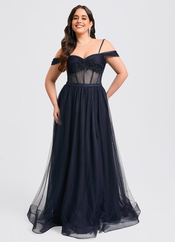 Robe Chic Élégance Tulle Svelte - gallery 5
