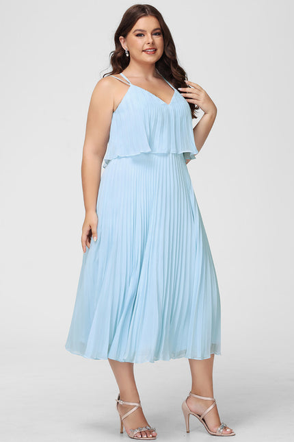 Robe Chic Plissée Sombre - gallery 7
