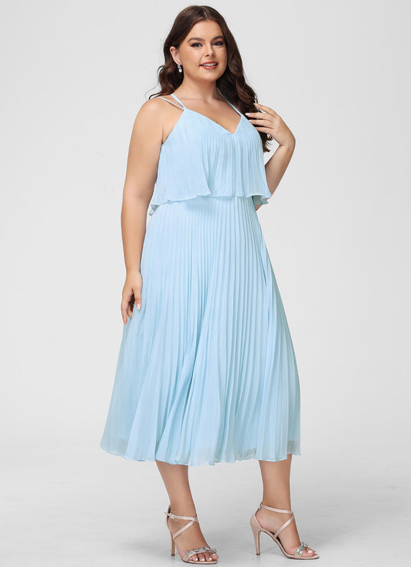 Robe Chic Plissée Sombre - gallery 7