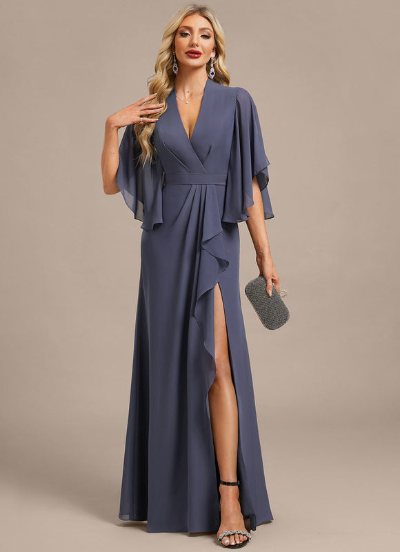 Robe Chic Fluide Drapée - gallery 2