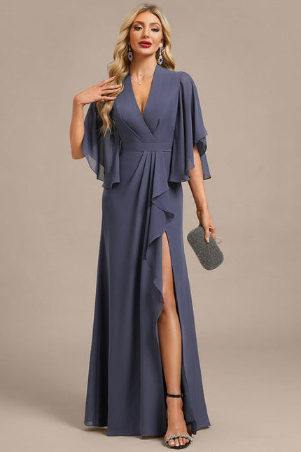 Robe Chic Fluide Drapée - gallery 2