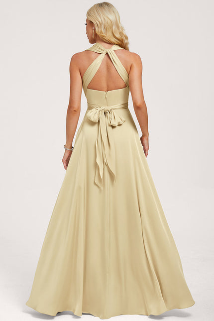 Robe Chic Satin Sable - gallery 8