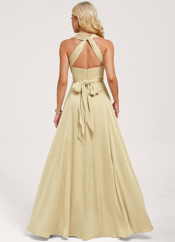 Robe Chic Satin Sable - gallery 8