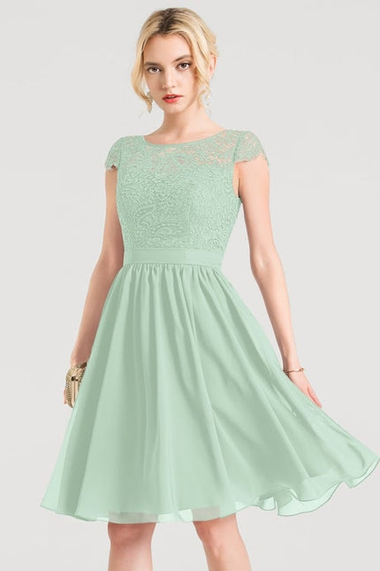 Robe Chic Chiffon Éclatante - gallery 8