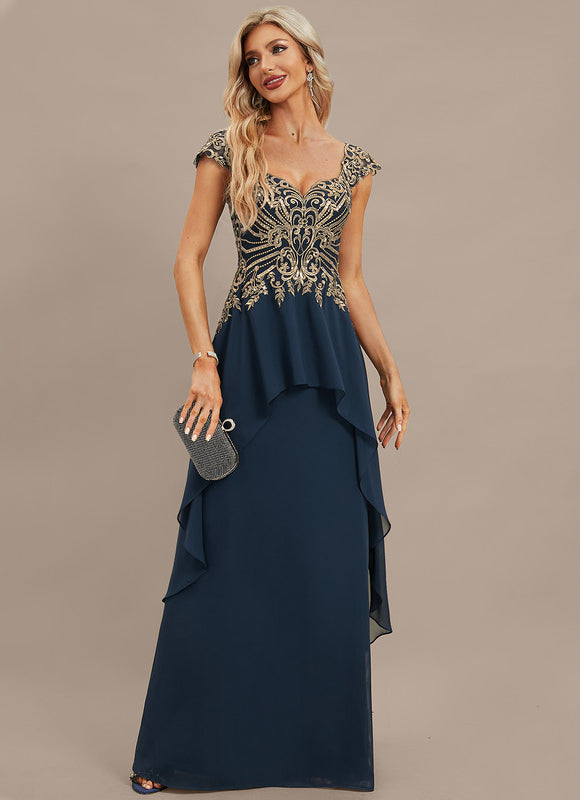 Robe Chic Élégance Marine Ornée - gallery 6