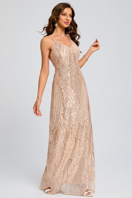 Robe Chic Éclat Doré - gallery 2