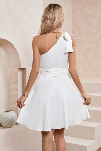 Robe Chic Blanche Moderne - gallery 2