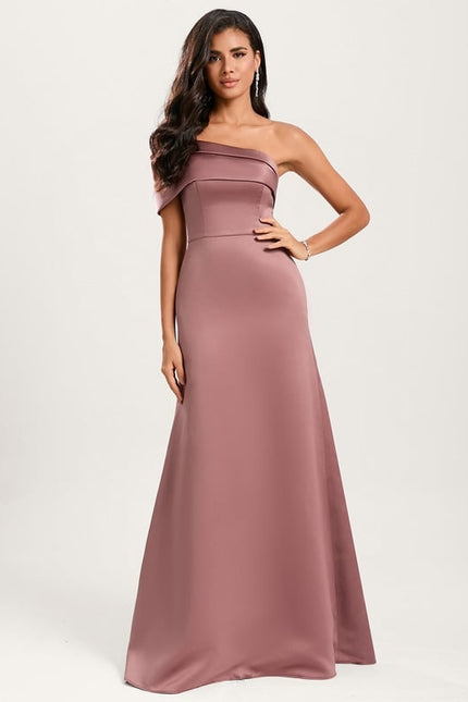 Robe Chic Satinée Rose - gallery 2