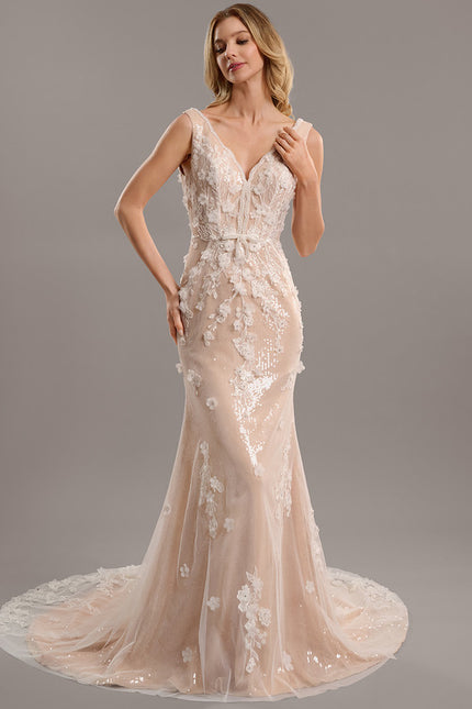 Robe Chic Éclat Floral Satiné - gallery 1