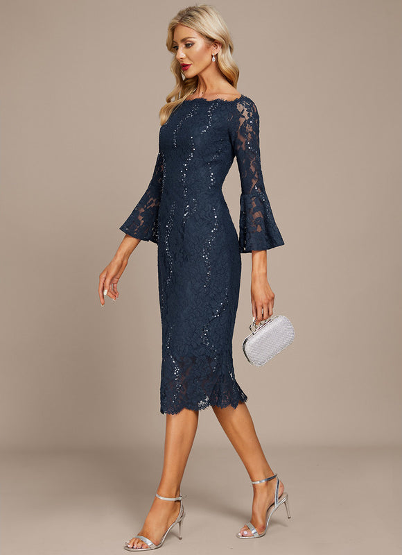 Robe Chic Chic Dentelle Étoilée - gallery 4