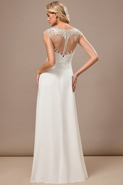 Robe Chic Col Bateau Dentelle - gallery 5