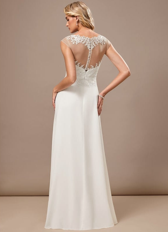 Robe Chic Col Bateau Dentelle - gallery 5