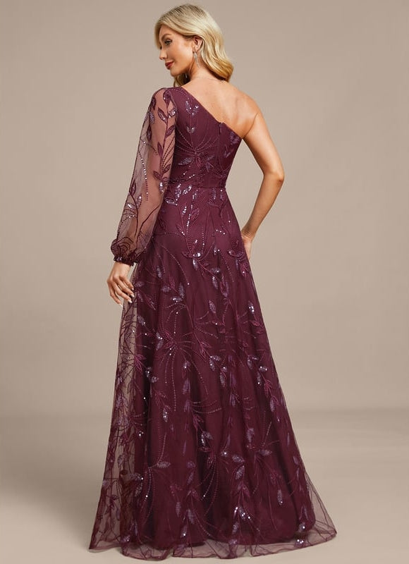 Robe Chic Étoilée Bordeaux - gallery 8