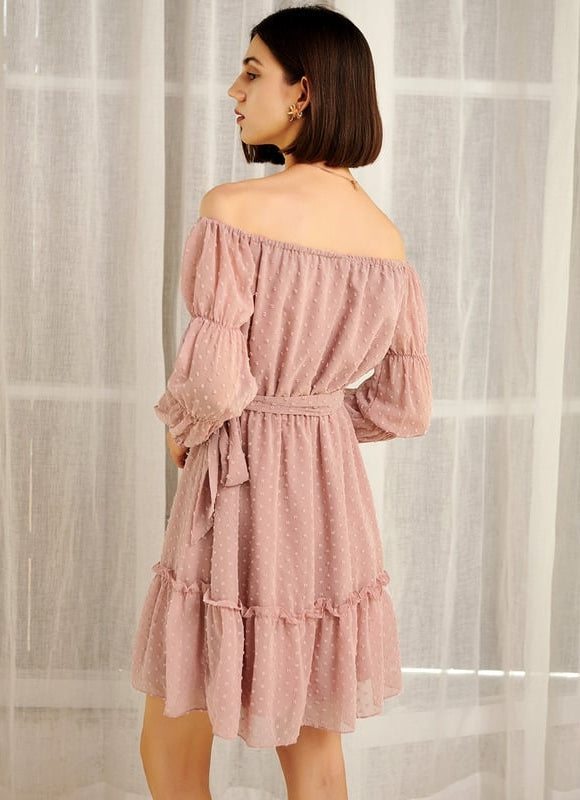 Robe Ample Courte Chic - gallery 1