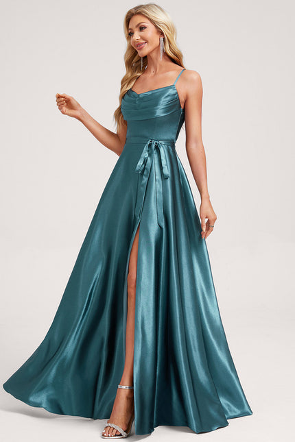 Robe Chic Élégance Satinée - gallery 2