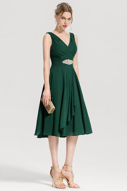 Robe Chic Verte Fluidité - gallery 3