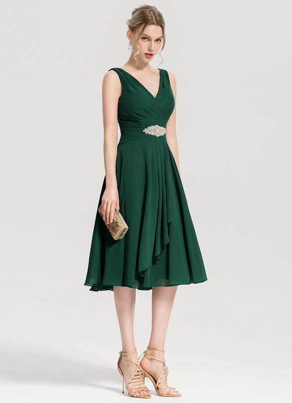 Robe Chic Verte Fluidité - gallery 3