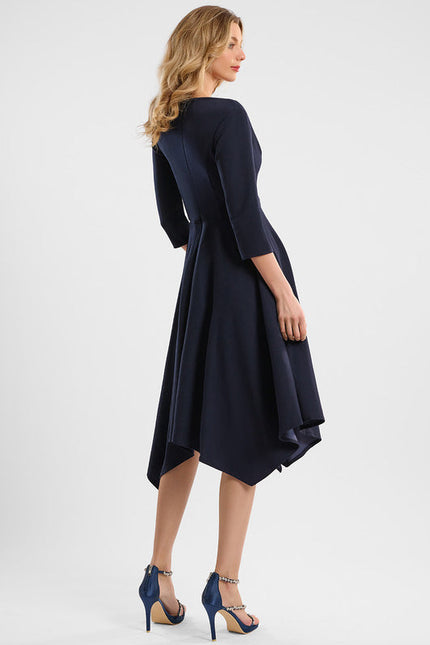 Robe Chic Élégante Asymétrique - gallery 4