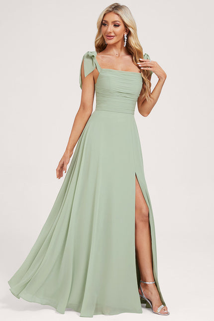 Robe Chic Fluide Verte - gallery 5