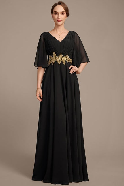 Robe Chic Marine Appliquée - gallery 2
