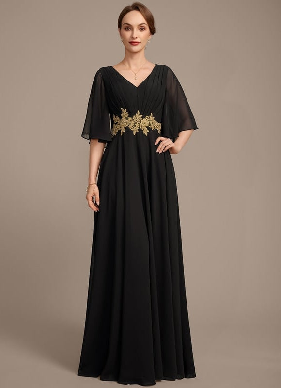 Robe Chic Marine Appliquée - gallery 2