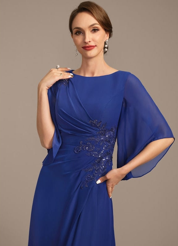 Robe Chic Silhouette Élégante Satinée - gallery 1