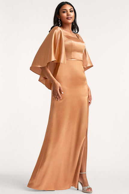 Robe Chic Satin Caramel - gallery 1