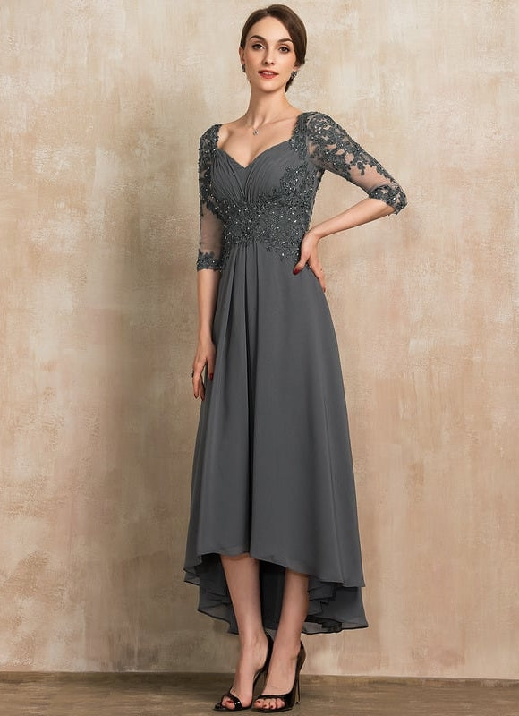 Robe Chic Élégance Plissée Perlée - gallery 4