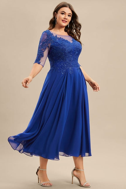 Robe Chic Aérienne Azur - gallery 8