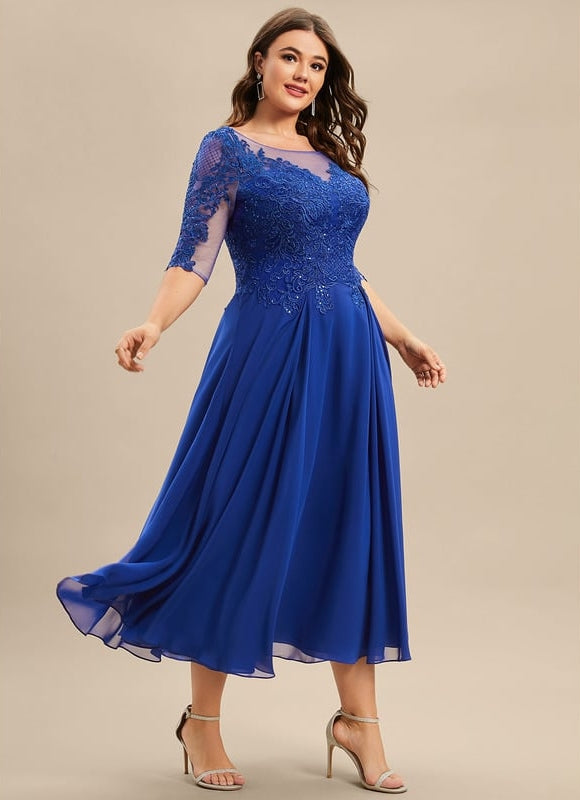 Robe Chic Aérienne Azur - gallery 8