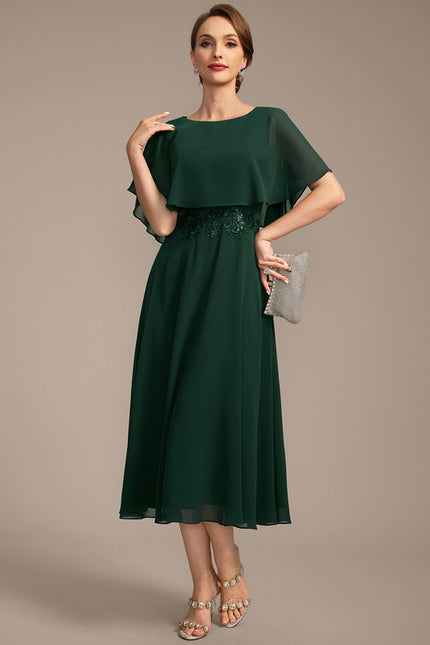 Robe Chic Émeraude Fluidité - gallery 2