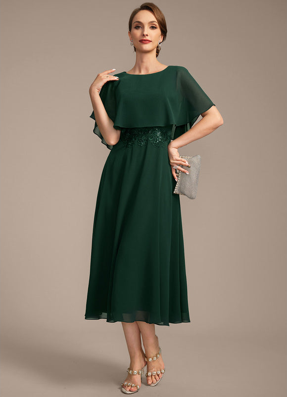 Robe Chic Émeraude Fluidité - gallery 2