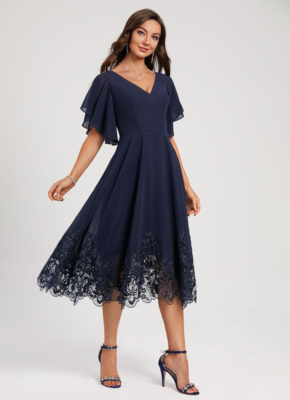 Robe Chic Légère Dentelle - gallery 2