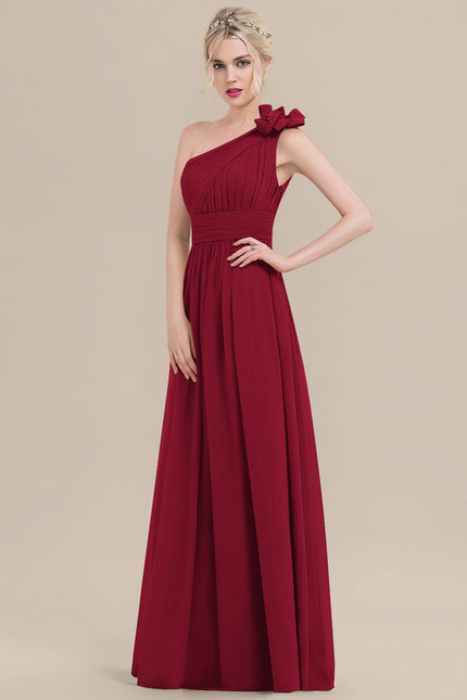 Robe Chic Rouge Profond Flottant - gallery 4