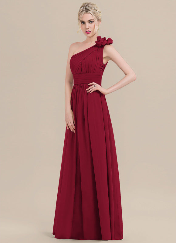 Robe Chic Rouge Profond Flottant - gallery 4
