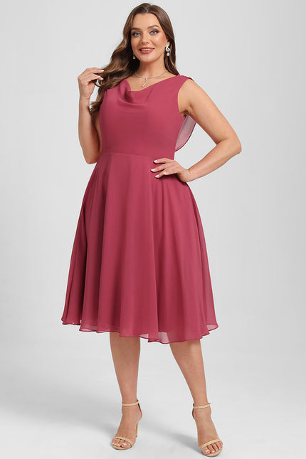 Robe Chic Violet Flottant - gallery 8